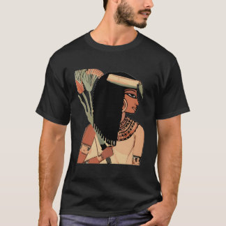 Ancient Egyptian Kemet Art Black Kemetic Queen T Shirt