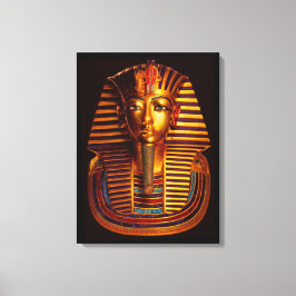 Ancient Egyptian King Tutankhamun Gold Burial Mask Canvastryck