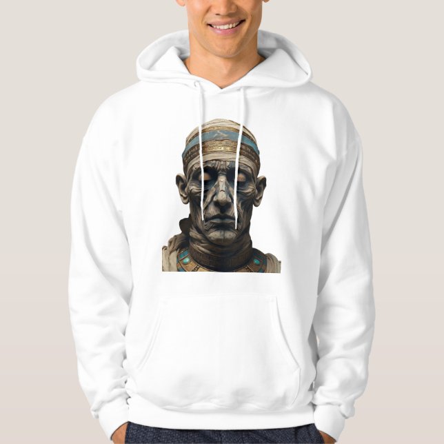 Ancient Egyptian Mummy | Anubis Guardian T-Shirt Hoodie (Framsida)