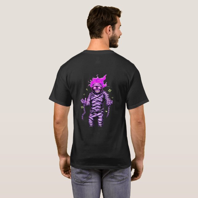 Ancient Egyptian Mummy T-Shirt - Pharaoh Odöda Gr (Hel baksida)