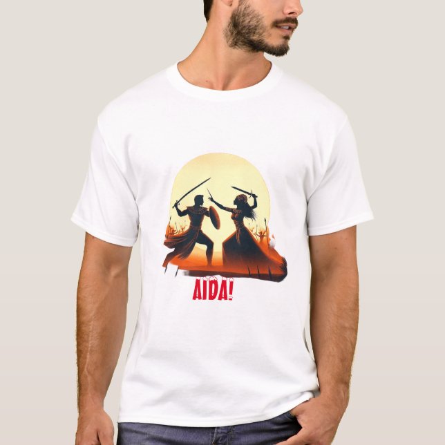 Ancient Egyptian Mythology (AIDA) Unisex T-Shirt (Framsida)