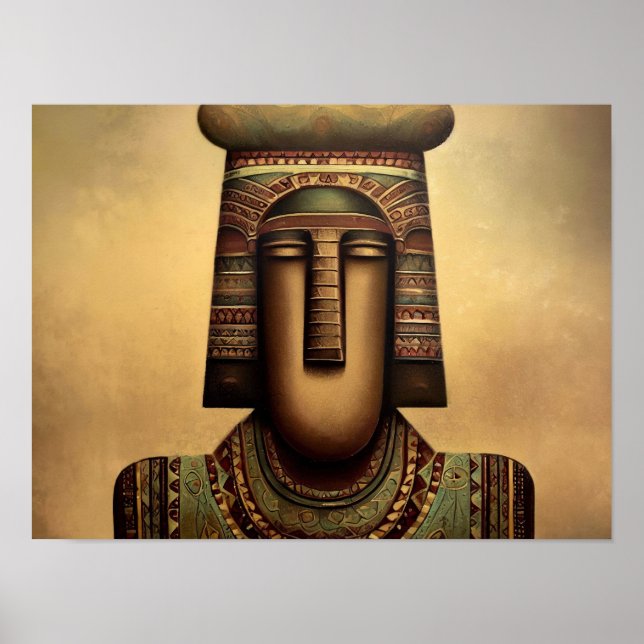 Ancient Egyptian Painting Poster (Framsidan)