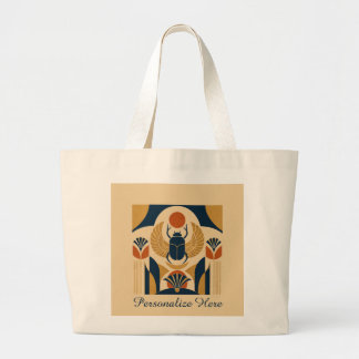 Ancient Egyptian Scarab Beetle Elegant Tote Bag Jumbo Tygkasse