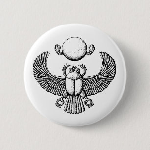 Ancient Egyptian Scarab Black and White Knapp