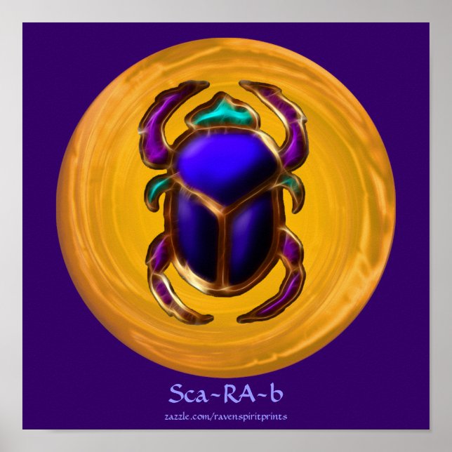 Ancient Egyptian Scarab poster (Framsidan)