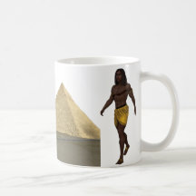 “Ancient Egyptian Warrior Mug | Pyramid of Giza De
