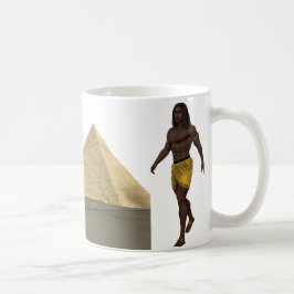 “Ancient Egyptian Warrior Mug | Pyramid of Giza De Kaffemugg