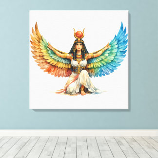 Ancient Egyptian Winged Goddess Canvas Art