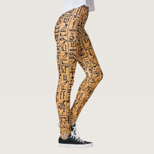Ancient Egyptian Writing Leggings