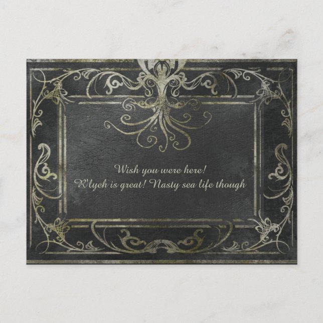 Ancient Eldritch Victorian Post Card Vykort (Framsida)