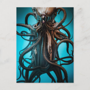 Ancient Eldtich Deep Ocean Horror Vykort
