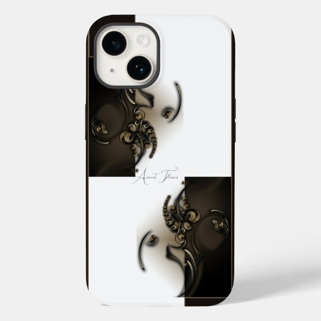 "Ancient Flower", Apple iPhone 14 Fodral (Baksida)