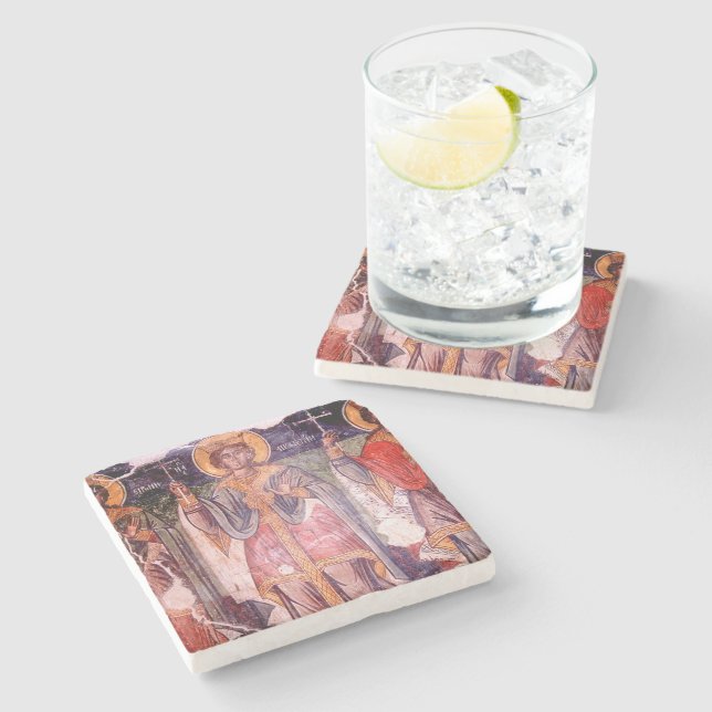 Ancient Fresco Collection Marble Underlägg (Sidan)