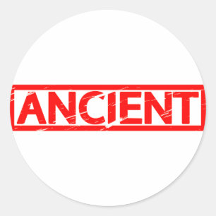 Ancient Frimärke Runt Klistermärke