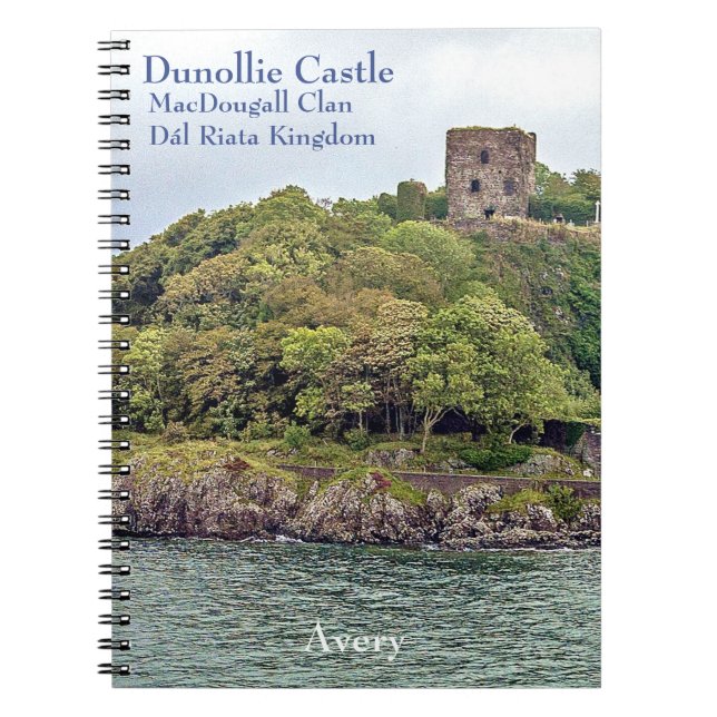 Ancient Gaelic Dunollie Castle Home of MacDougalls Anteckningsbok (Framsidan)