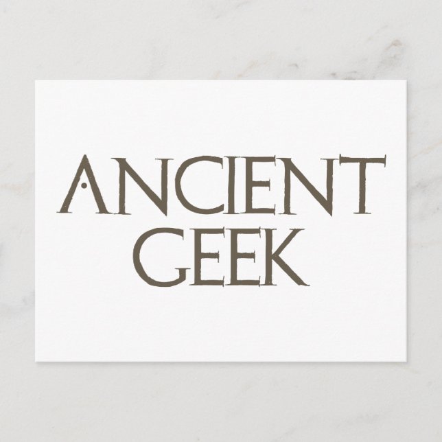 Ancient Geek Vykort (Framsida)