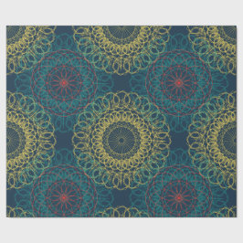 Ancient geometric mandala design presentpapper