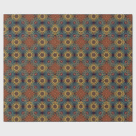 Ancient geometric mandala design presentpapper