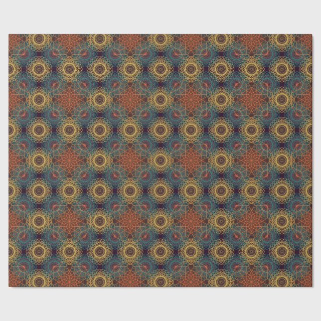 Ancient geometric mandala design presentpapper (Seam)