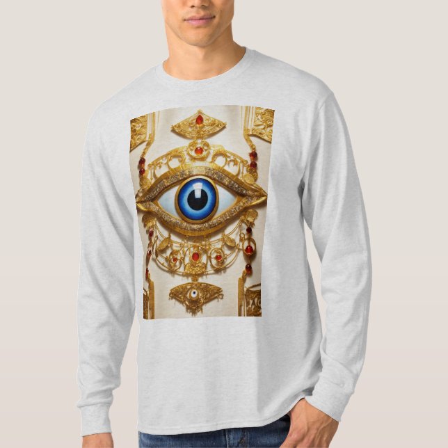 "Ancient Greece Evil Öga T-Shirt (Framsida)