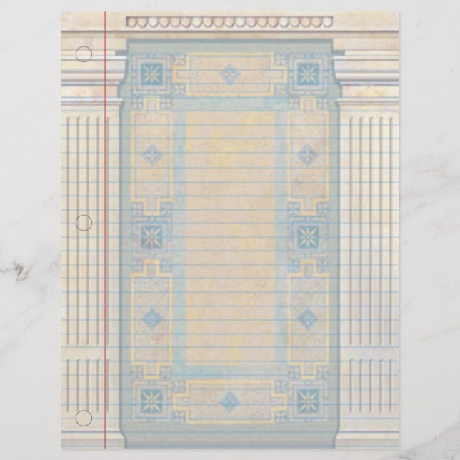 Ancient Greece Fantasy Notebook Papper (Framsida)