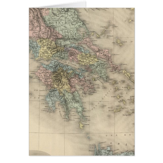 Ancient Greece Hälsningskort (Framsidan)