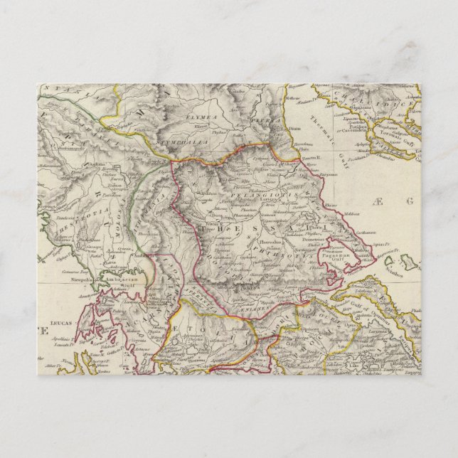 Ancient Greece, norra Vykort (Framsida)