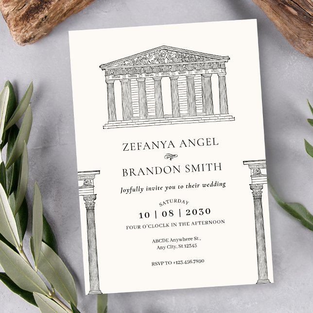 Ancient greek inbjudningar (Skapare uppladdad)