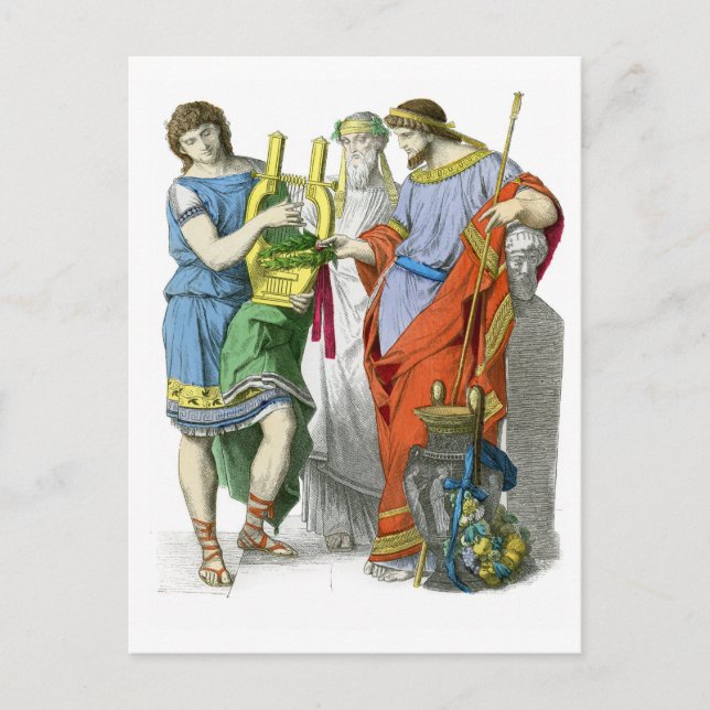 Ancient Greeks Vykort (Framsida)
