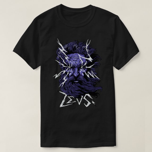 Ancient Grekisk mythology Zeus Illustration T Shirt (Design framsida)