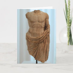 Ancient Grekiska Marble Torso Kort