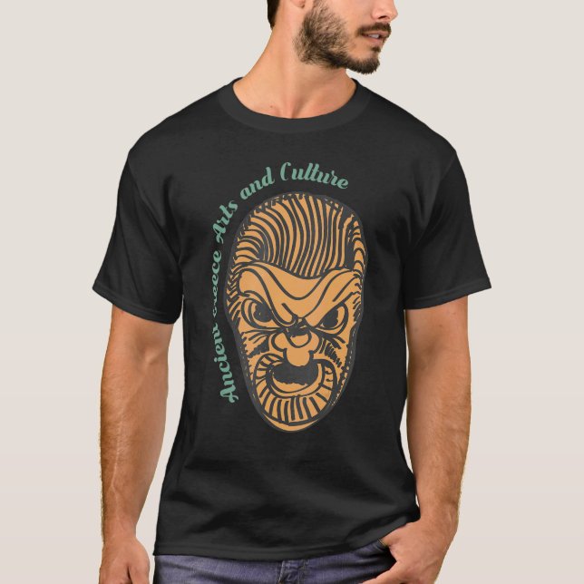 Ancient Grekiska masker T Shirt (Framsida)