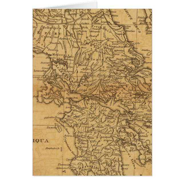 Ancient Grekland 2 Hälsningskort (Framsidan)