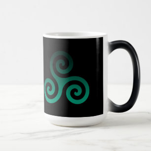 Ancient Grönt Triskele Black Magisk Mugg
