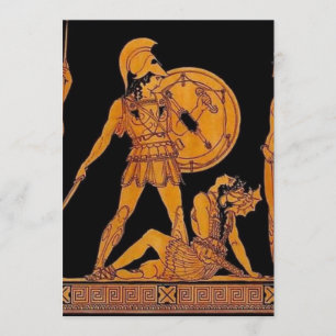 Ancient Gud och Goddess Frieze - Grekland Inbjudningar