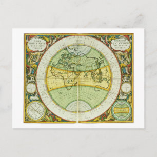 Ancient Hemisferes of the World, plate 94 from 'T Vykort
