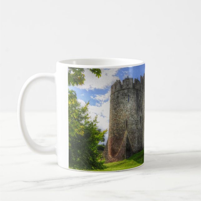 Ancient Historic Sites, Castle Ruins of Britain Kaffemugg (Vänster)
