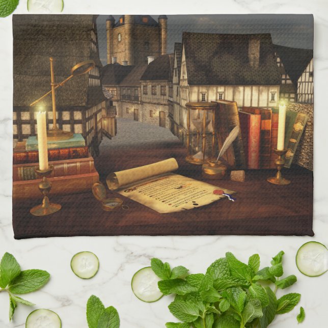 Ancient Horizons Kitchen Towel Kökshandduk (Vikta)