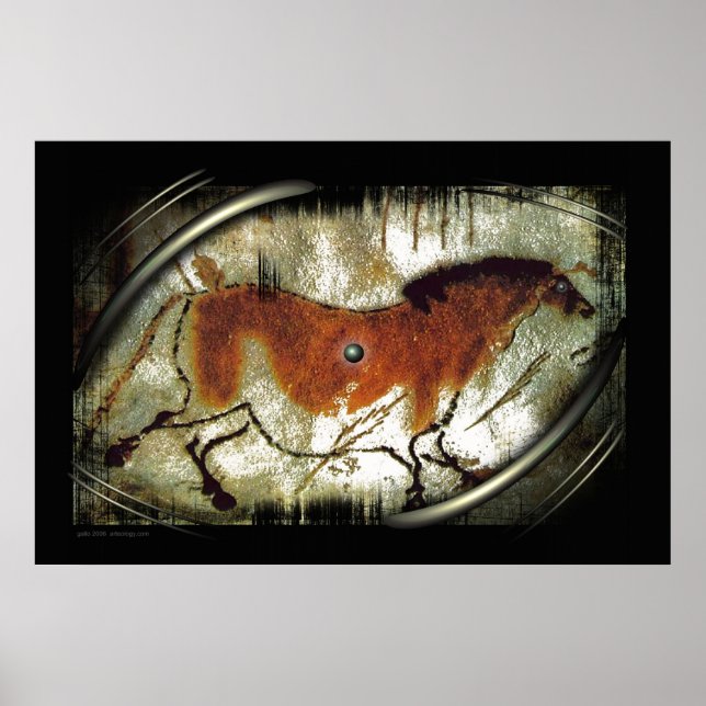 Ancient Horse av Gregory Gallo Poster (Framsidan)