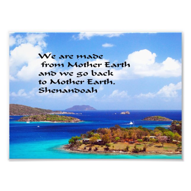 Ancient Indian proverb Fototryck (Framsidan)