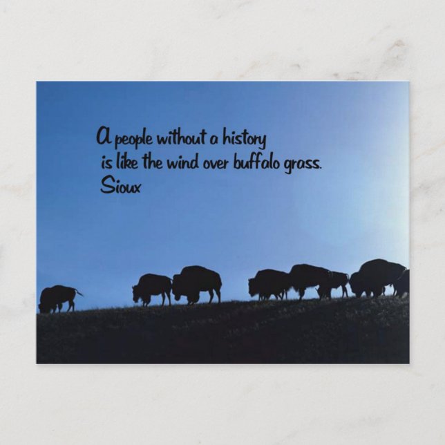 Ancient Indian proverb Vykort (Framsida)