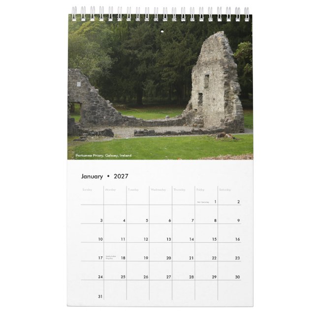 Ancient Ireland 2024 Calendar Kalender (Jan 2027)