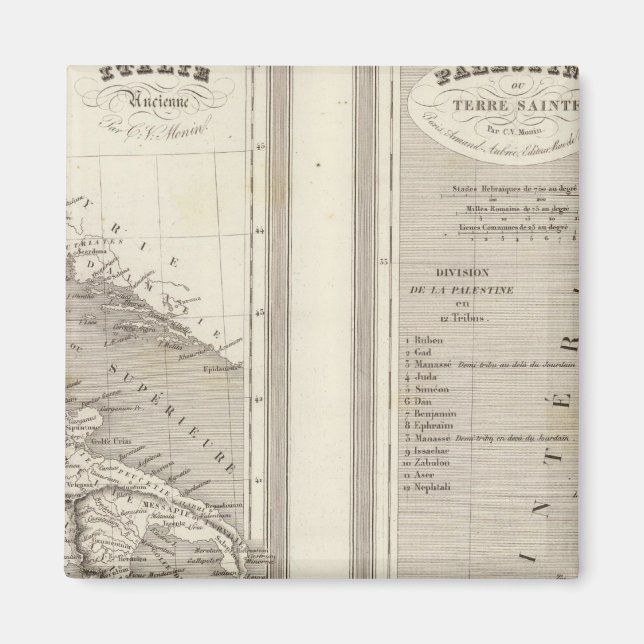 Ancient Italien, Palestina Magnet (Framsidan)