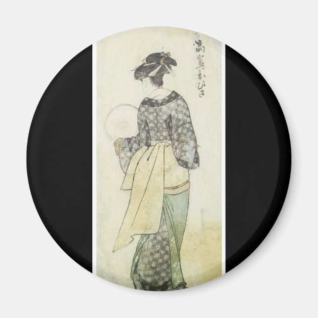 Ancient Japansk Art Magnet (Framsidan)