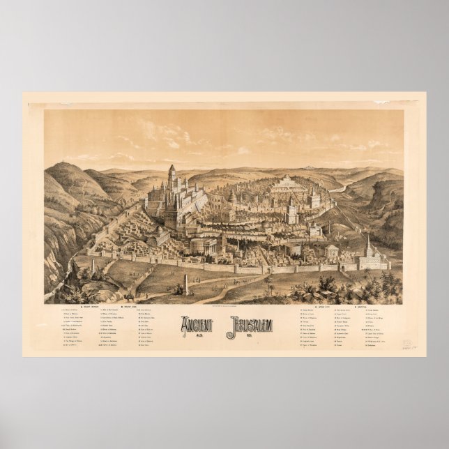 Ancient Jerusalem, A.D. 65 Poster (Framsidan)