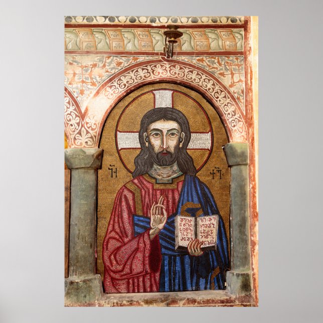 Ancient Jesus Mosaic Poster (Framsidan)
