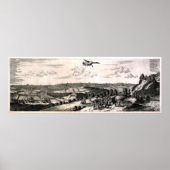 Ancient Karta i Tokyo (Edo) Poster (Framsidan)