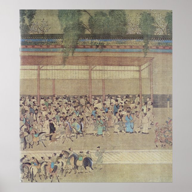 Ancient kinesisk väntan på undersökning poster (Framsidan)