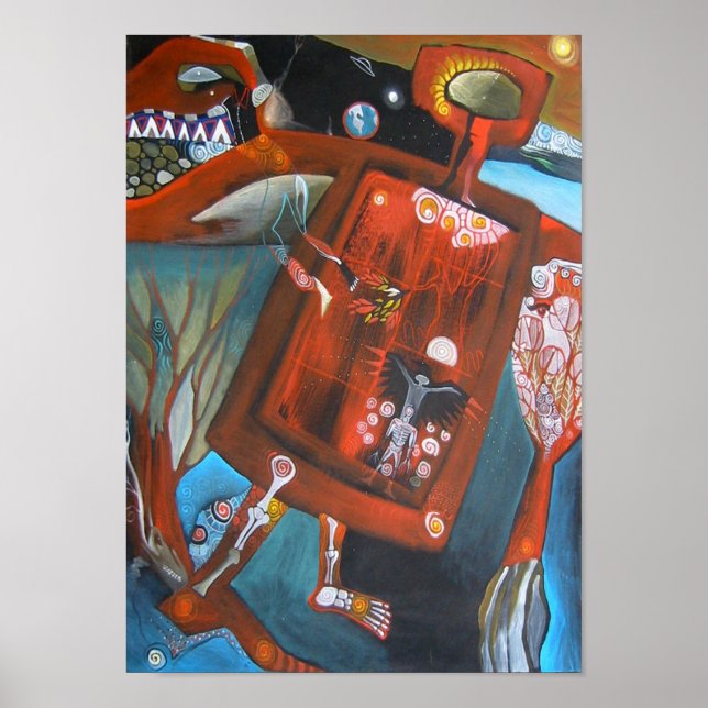 ANCIENT KRÅKA SHAMAN POSTER (Framsidan)