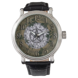 Ancient Magick Pentacle Pagan Watch Armbandsur